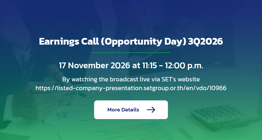 Earnings Call (Opportunity Day) Quarter 3/2026